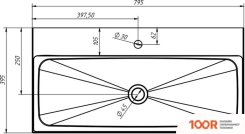 Умывальник Belux ПАРИЖ ПА-800 (296930)