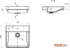 Умывальник Belux БЛАНЕС БЛ500 (296859)