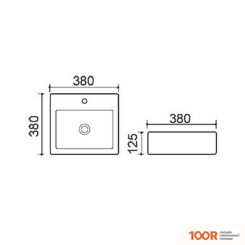 Умывальник Azario AZ-4148 (296670)