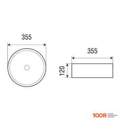 Умывальник Azario AZ-3134-ST (296660)