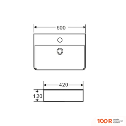 Умывальник Azario AZ-2173 (296642)