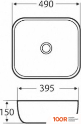 Умывальник Azario AZ-2143 (296638)