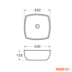 Умывальник Azario AZ-2076 (296637)