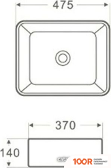 Умывальник Azario AZ-2074 (296636)