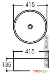 Умывальник Aquatek ЕВРОПА AQ5558-00 (296588)