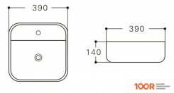 Умывальник Aquanet CITY-2-MB 273669 (296466)