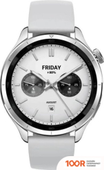 Xiaomi WATCH S4 (СЕРЕБРИСТЫЙ, МЕЖДУНАРОДНАЯ ВЕРСИЯ) (296331)