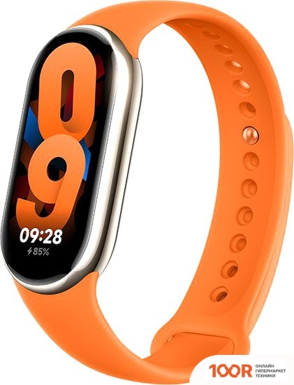 Xiaomi SMART BAND 8 (ЗОЛОТИСТЫЙ, С КРЕМОВЫМ СИЛИКОНОВЫМ РЕМЕШКОМ, КИТАЙСКАЯ ВЕРСИЯ) (296261)