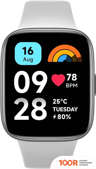 Xiaomi REDMI WATCH 3 ACTIVE (СЕРЫЙ, МЕЖДУНАРОДНАЯ ВЕРСИЯ) (296240)