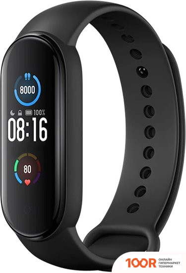 Xiaomi MI SMART BAND 5 (ЧЕРНЫЙ, РУССКАЯ ВЕРСИЯ) (296213)