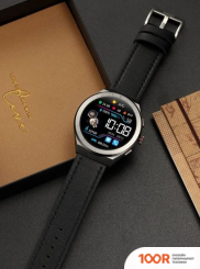 Skmei S232 (С ЧЕРНЫМ КОЖАНЫМ РЕМЕШКОМ) (296145)