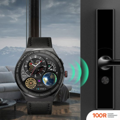 Skmei S232 (С ЧЕРНЫМ КОЖАНЫМ РЕМЕШКОМ) (296145)