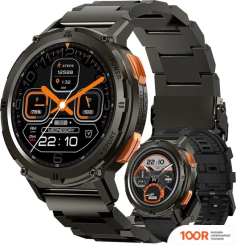 Kospet TANK T2 (ЧЕРНЫЙ, С МЕТАЛЛИЧЕСКИМ И СИЛИКОНОВЫМ РЕМЕШКАМИ) (295833)