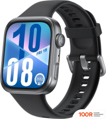 Huawei WATCH FIT 4 (ЧЕРНЫЙ, С ЧЕРНЫМ СИЛИКОНОВЫМ РЕМЕШКОМ, МЕЖДУНАРОДНАЯ ВЕРСИЯ) + НАУШНИКИ HUAWEI FREEBUDS SE 2 ПО АКЦИИ (295709)