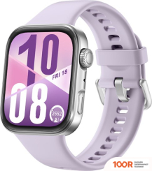 Huawei WATCH FIT 4 (СЕРЕБРИСТЫЙ, С СИРЕНЕВЫМ СИЛИКОНОВЫМ РЕМЕШКОМ, МЕЖДУНАРОДНАЯ ВЕРСИЯ) (295706)