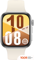 Huawei WATCH FIT 4 (СЕРЕБРИСТЫЙ, С БЕЖЕВЫМ СИЛИКОНОВЫМ РЕМЕШКОМ, МЕЖДУНАРОДНАЯ ВЕРСИЯ) (295704)