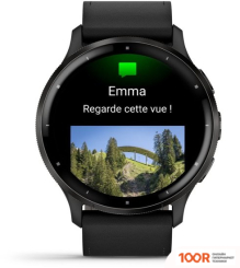 Garmin VENU 3 (ЧЕРНЫЙ, С КОЖАНЫМ РЕМЕШКОМ) (295352)