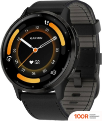 Garmin VENU 3 (ЧЕРНЫЙ, С КОЖАНЫМ РЕМЕШКОМ) (295352)