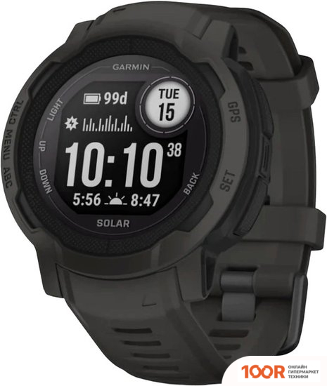 Garmin INSTINCT 2 SOLAR (ЧЕРНЫЙ) (295251)