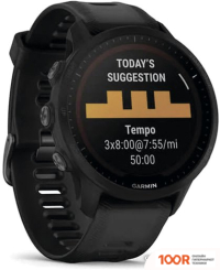 Garmin FORERUNNER 955 SOLAR (ЧЕРНЫЙ, С ВНЕШНИМ ПУЛЬСОМЕТРОМ HRM-PRO PLUS) (295243)