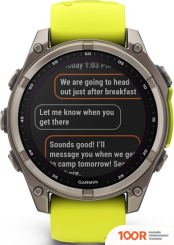 Garmin FENIX 8 SOLAR, SAPPHIRE 47ММ (ТИТАНОВЫЙ СЕРЫЙ С ЖЕЛТЫМ РЕМЕШКОМ) (295204)