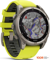 Garmin FENIX 8 SOLAR, SAPPHIRE 47ММ (ТИТАНОВЫЙ СЕРЫЙ С ЖЕЛТЫМ РЕМЕШКОМ) (295204)