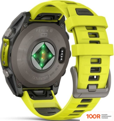 Garmin FENIX 8 SOLAR, SAPPHIRE 47ММ (ТИТАНОВЫЙ СЕРЫЙ С ЖЕЛТЫМ РЕМЕШКОМ) (295204)