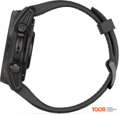 Garmin FENIX 8 SAPPHIRE 43ММ (ТИТАНОВЫЙ УГОЛЬНО-ЧЕРНЫЙ DLC, ПЕПЕЛЬНО-СЕРЫЙ РЕМЕШОК) (295197)