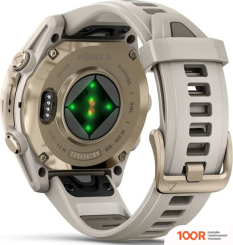 Garmin FENIX 8 SAPPHIRE 43ММ (ЗОЛОТИСТЫЙ, ДЫМЧАТО-СЕРЫЙ РЕМЕШОК) (295195)