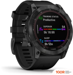 Garmin FENIX 7X SOLAR (СЛАНЦЕВО-СЕРЫЙ/ЧЕРНЫЙ) (295191)