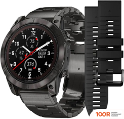 Garmin FENIX 7X PRO SAPPHIRE SOLAR (КАРБОНОВО-СЕРЫЙ ТИТАН/ЧЕРНЫЙ, С ТИТАНОВЫМ И СИЛИКОНОВЫМ РЕМЕШКАМИ) (295183)