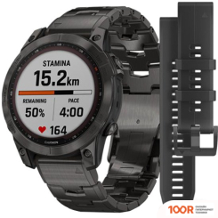 Garmin FENIX 7 SAPPHIRE SOLAR (СЕРЫЙ КАРБОН/СЕРЫЙ КАРБОН ТИТАН) (295163)