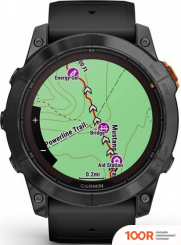 Garmin FENIX 7 PRO SOLAR (СЛАНЦЕВО-СЕРЫЙ/ЧЕРНЫЙ) (295161)