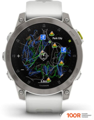 Garmin EPIX SAPPHIRE GEN 2 (СЕРЕБРИСТЫЙ ТИТАН/БЕЛЫЙ) (295145)
