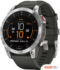 Garmin EPIX GEN 2 (CЛАНЦЕВАЯ СТАЛЬ/ЧЕРНЫЙ) (295132)