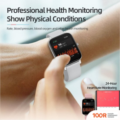 Awei H6 (ЗОЛОТИСТЫЙ, С РОЗОВЫМ СИЛИКОНОВЫМ РЕМЕШКОМ) (294839)