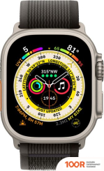 Apple WATCH ULTRA LTE 49 ММ (ТИТАНОВЫЙ КОРПУС, ТИТАНОВЫЙ/ЧЕРНО-СЕРЫЙ, НЕЙЛОНОВЫЙ РЕМЕШОК РАЗМЕРА M/L) (294829)