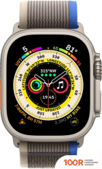Apple WATCH ULTRA LTE 49 ММ (ТИТАНОВЫЙ КОРПУС, ТИТАНОВЫЙ/СИНЕ-СЕРЫЙ, НЕЙЛОНОВЫЙ РЕМЕШОК РАЗМЕРА M/L) (294823)