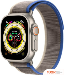 Apple WATCH ULTRA LTE 49 ММ (ТИТАНОВЫЙ КОРПУС, ТИТАНОВЫЙ/СИНЕ-СЕРЫЙ, НЕЙЛОНОВЫЙ РЕМЕШОК РАЗМЕРА M/L) (294823)