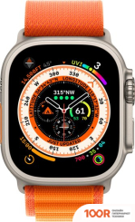 Apple WATCH ULTRA LTE 49 ММ (ТИТАНОВЫЙ КОРПУС, ТИТАНОВЫЙ/ОРАНЖЕВЫЙ, ТЕКСТИЛЬНЫЙ РЕМЕШОК РАЗМЕРА S) (294822)