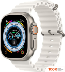 Apple WATCH ULTRA LTE 49 ММ (ТИТАНОВЫЙ КОРПУС, ТИТАНОВЫЙ/БЕЛЫЙ, РЕМЕШОК ИЗ ЭЛАСТОМЕРА) (294813)