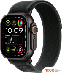 Apple WATCH ULTRA 2 LTE 49 ММ (ТИТАНОВЫЙ КОРПУС, ЧЕРНЫЙ/ЧЕРНЫЙ, НЕЙЛОНОВЫЙ РЕМЕШОК S/M) (294811)