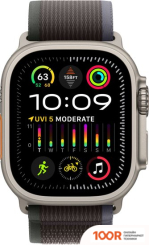 Apple WATCH ULTRA 2 LTE 49 ММ (ТИТАНОВЫЙ КОРПУС, ТИТАНОВЫЙ/ЧЕРНО-СИНИЙ, НЕЙЛОНОВЫЙ РЕМЕШОК РАЗМЕРА S/M) (294800)