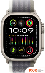 Apple WATCH ULTRA 2 LTE 49 ММ (ТИТАНОВЫЙ КОРПУС, ТИТАНОВЫЙ/СЕРО-ЗЕЛЕНЫЙ, НЕЙЛОНОВЫЙ РЕМЕШОК РАЗМЕРА M/L) (294787)
