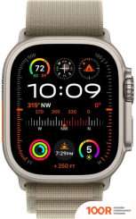 Apple WATCH ULTRA 2 LTE 49 ММ (ТИТАНОВЫЙ КОРПУС, ТИТАНОВЫЙ/ОЛИВКОВЫЙ, ТЕКСТИЛЬНЫЙ РЕМЕШОК РАЗМЕРА M) (294783)