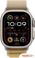 Apple WATCH ULTRA 2 LTE 49 ММ (ТИТАНОВЫЙ КОРПУС, ТИТАНОВЫЙ/БЕЖЕВЫЙ, РЕМЕШОК ИЗ ПОЛИЭСТЕРА M) (294775)