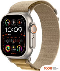Apple WATCH ULTRA 2 LTE 49 ММ (ТИТАНОВЫЙ КОРПУС, ТИТАНОВЫЙ/БЕЖЕВЫЙ, РЕМЕШОК ИЗ ПОЛИЭСТЕРА M) (294775)