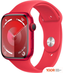 Apple WATCH SERIES 9 45 ММ (АЛЮМИНИЕВЫЙ КОРПУС, КРАСНЫЙ/КРАСНЫЙ, СПОРТИВНЫЙ СИЛИКОНОВЫЙ РЕМЕШОК S/M) (294746)