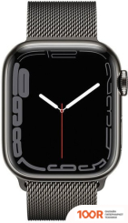 Apple WATCH SERIES 7 LTE 41 ММ (СТАЛЬ СЕРЕБРИСТЫЙ/ЗВЕЗДНЫЙ СВЕТ) (294573)