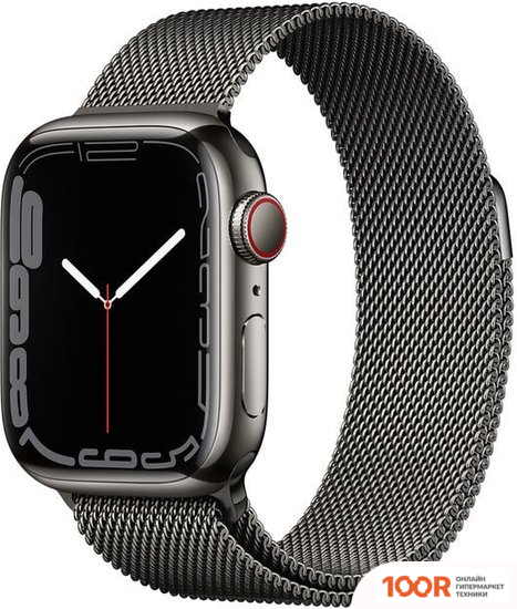 Apple WATCH SERIES 7 LTE 41 ММ (СТАЛЬ СЕРЕБРИСТЫЙ/ЗВЕЗДНЫЙ СВЕТ) (294573)